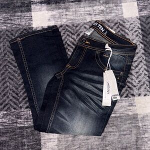 Hang Ten Women's Dark Blue Ankle Jeans